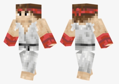 Ryu Minecraft Skin, HD Png Download, Free Download