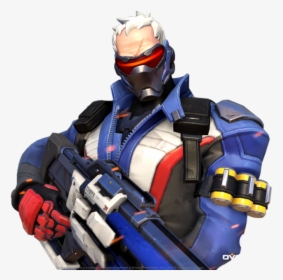 Overwatch Soldier 76 Png - Overwatch Soldier 76, Transparent Png, Free Download