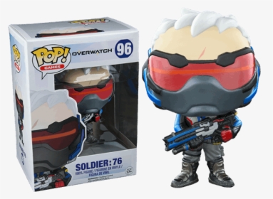 Overwatch Soldier 76 Png - Soldier 76 Funko Pop, Transparent Png, Free Download