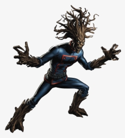 Groot Png - Avengers Alliance Rocket Raccoon Groot, Transparent Png, Free Download