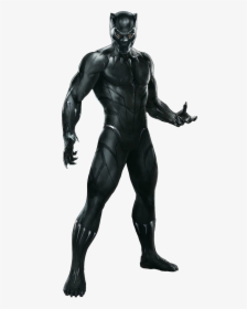 Black Panther Thanos Groot Youtube Thor - Black Panther Mcu Suit, HD Png Download, Free Download