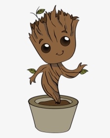 How To Draw Baby Groot - Baby Groot Drawing Easy, HD Png Download, Free Download