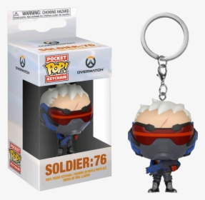 Keychain Pop Soldier 76, HD Png Download, Free Download