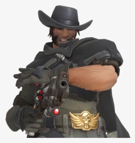 Clip Art Collection Of Free Transparent - Overwatch Mccree Blackwatch Png, Png Download, Free Download