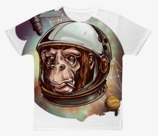 Monkey Astronaut Sticker, HD Png Download, Free Download