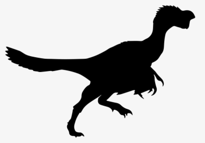 Velociraptor Dinosaur Vector Graphics Clip Art Portable - Citipati Silhouette, HD Png Download, Free Download