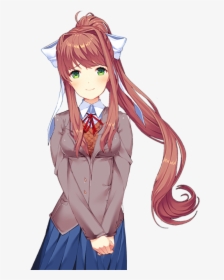 "pretty - Doki Doki Monika Cute, HD Png Download, Free Download