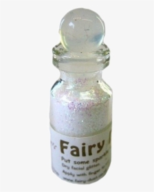 #glitter #fairy #dust #fairydust #white #niche #moodboard - Glass Bottle, HD Png Download, Free Download