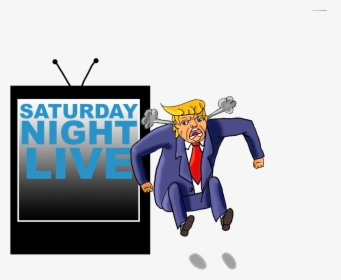 Trump Versus Snl - Cartoon, HD Png Download, Free Download