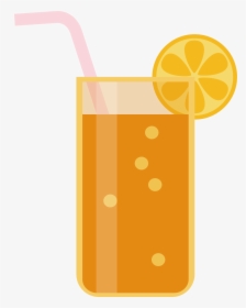 Orange Juice Orange Drink Lemonade - Orange Juice Vector Png, Transparent Png, Free Download