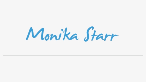 Monika Starr - Calligraphy, HD Png Download, Free Download