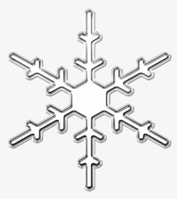 Snow Flake Chrome - Cross, HD Png Download, Free Download