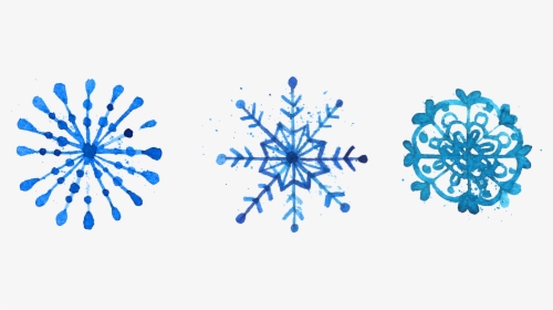 Snowflake Watercolor Painting Euclidean Vector - Christmas Watercolor Snowflake, HD Png Download, Free Download
