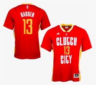 Adidas Houston Rockets James Harden "clutch City - Active Shirt, HD Png Download, Free Download