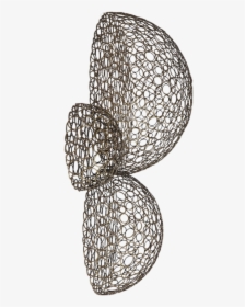 Gold Leaf Design Group Half Circle Wire Ball Bronze - Half Ball Wall Art, HD Png Download, Free Download