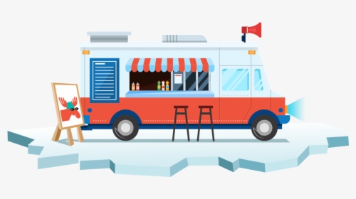 Transparent Food Truck Png - Food Truck, Png Download, Free Download