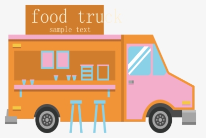 Transparent Food Truck Clipart - Food Truck Png Cartoon, Png Download, Free Download
