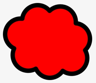Red Cloud Clip Art - Smoke Cloud Clipart, HD Png Download, Free Download