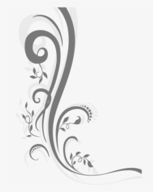 Transparent White Divider Png - Black And White Floral Png, Png Download, Free Download