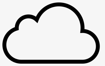 Clouds Clipart Flat - Simple Cloud Icon, HD Png Download, Free Download
