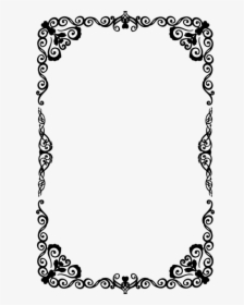 Picture Frame,line Art,area - Halloween Border Clipart, HD Png Download, Free Download