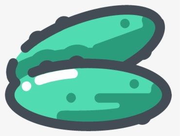 Green Cucumber Icon - Illustration, HD Png Download, Free Download