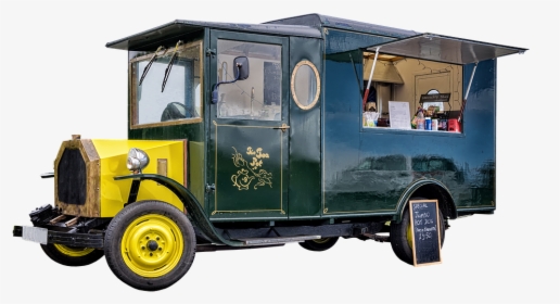 Food Truck Vintage Png, Transparent Png, Free Download