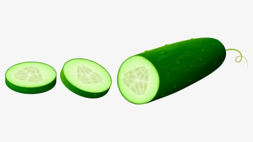 Cucumber Clipart Veg - Cucumber, HD Png Download, Free Download