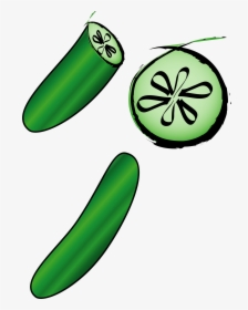 Cucumber Svg Clip Arts - Cucumber Clip Art, HD Png Download, Free Download