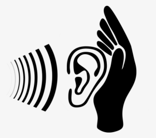 Ear, Auricle, Listen, Listen To, Listeners, Therapist - Listening Transparent Background, HD Png Download, Free Download