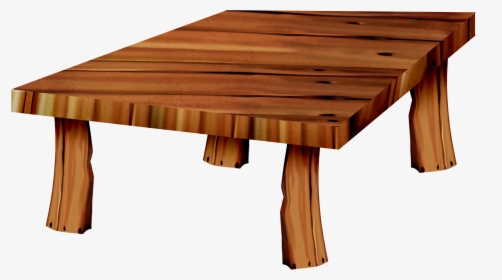 Coffee Table Wood Clip Art - Wooden Table Clipart Png, Transparent Png, Free Download