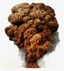 Big Explosion With Fire And Smoke Png Image - Mushroom Cloud Gif Transparent, Png Download, Free Download