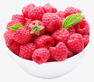 Raspberries In A Bowl Png Image - รา ส เบอร์ รี่, Transparent Png, Free Download