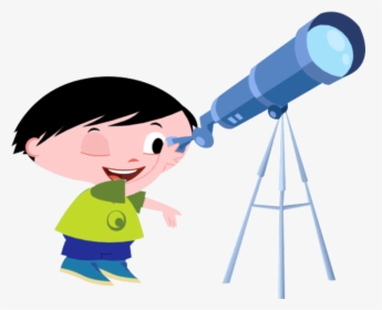 Luna"s Brother Jupiter Looking Through Telescope - Show Da Luna Png Personagens, Transparent Png, Free Download