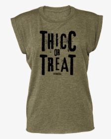 Thicc Or Treat - Active Shirt, HD Png Download, Free Download