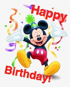 Happy Birthday Images Mickey Mouse, HD Png Download, Free Download