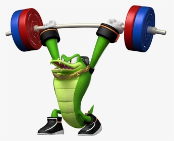 Vector Lifting A Barbell - Mario And Sonic Vector, HD Png Download, Free Download