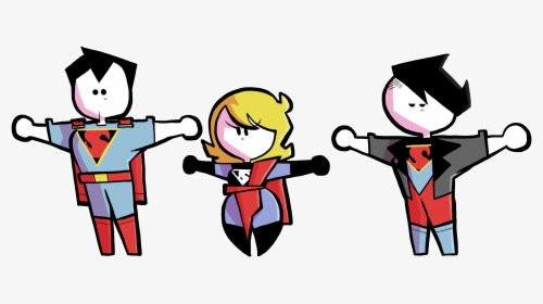 Superman, Supergirl And Superboy, HD Png Download, Free Download