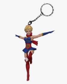 Dc Bombshells Supergirl Keychain, HD Png Download, Free Download