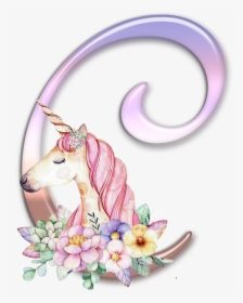 Unicorn Floral Design, HD Png Download, Free Download