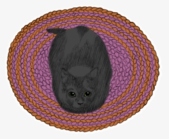 002 Cat On A Rug 01 Extra Space, HD Png Download, Free Download