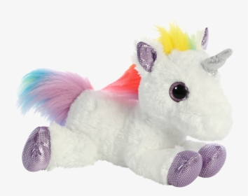 Unicorn Rainbow Glitter Eyes 30cm - Aurora Unicorn Plush, HD Png Download, Free Download