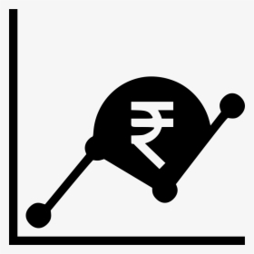 Graph Money Indian Rupee Business Growth Chart - Sign, HD Png Download, Free Download