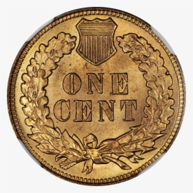 1909 Indian Cent Ngc Ms65rd Reverse - Coin, HD Png Download, Free Download