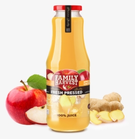 Family Harvest Fresh Pressed Ginger Juice - Family Harvest Juice, HD Png Download, Free Download