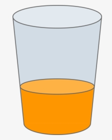 Cup,yellow,glass - Glass Of Juice Clipart, HD Png Download, Free Download