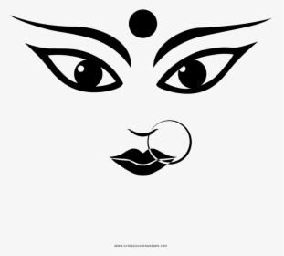 Durga Coloring Page - Durga Png, Transparent Png, Free Download