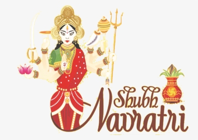 Navratri 2018 Png Images - Happy Navratri, Transparent Png, Free Download