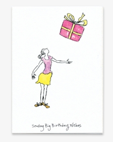 Sending Big Birthday Wishes - Cartoon, HD Png Download, Free Download