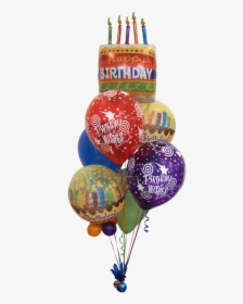 Birthday Red Bouquet Of Balloon Transparent, HD Png Download, Free Download